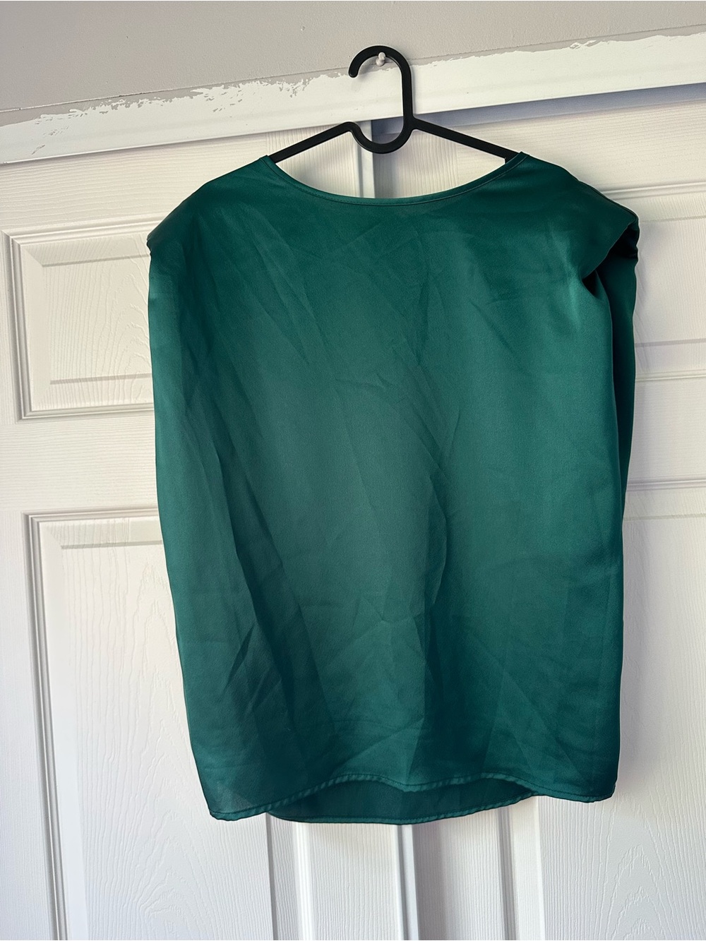 SHEIN Emerald Green Women's Boatneck Blouse